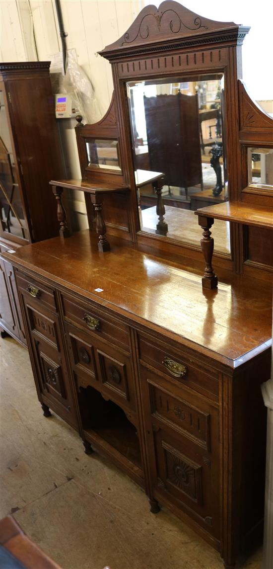 Victorian oak sideboard (1880)